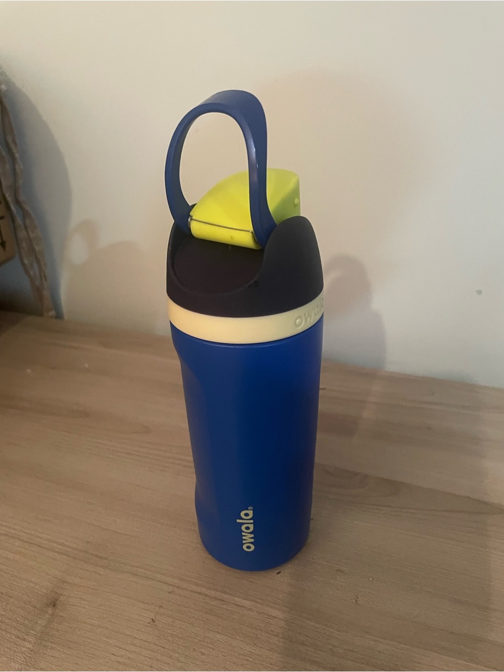 Owala Blue Insulated Sip Bottle with Lime Accent